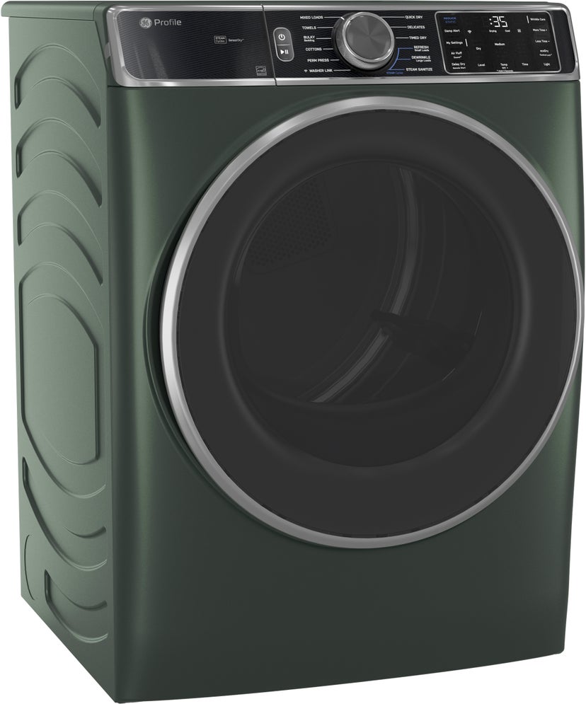 GE PFD95ESPWGN 29 Inch Smart Front Load Electric Dryer With 7.8 C...