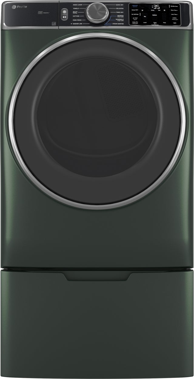 GE PFD95ESPWGN 29 Inch Smart Front Load Electric Dryer With 7.8 C...