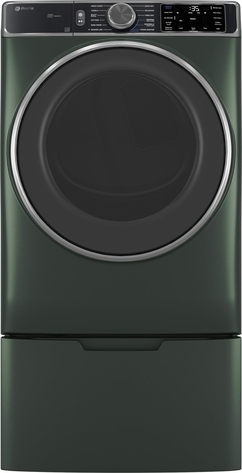 GE PFD95ESPWGN 29 Inch Smart Front Load Electric Dryer With 7.8 C...