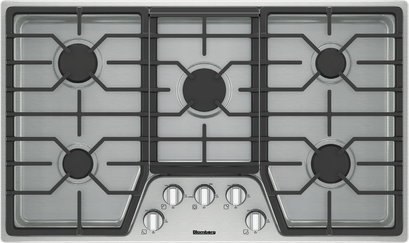 Blomberg CTG36500SS 36" Gas Cooktop, 5 burner: Stainless Steel, Natura...