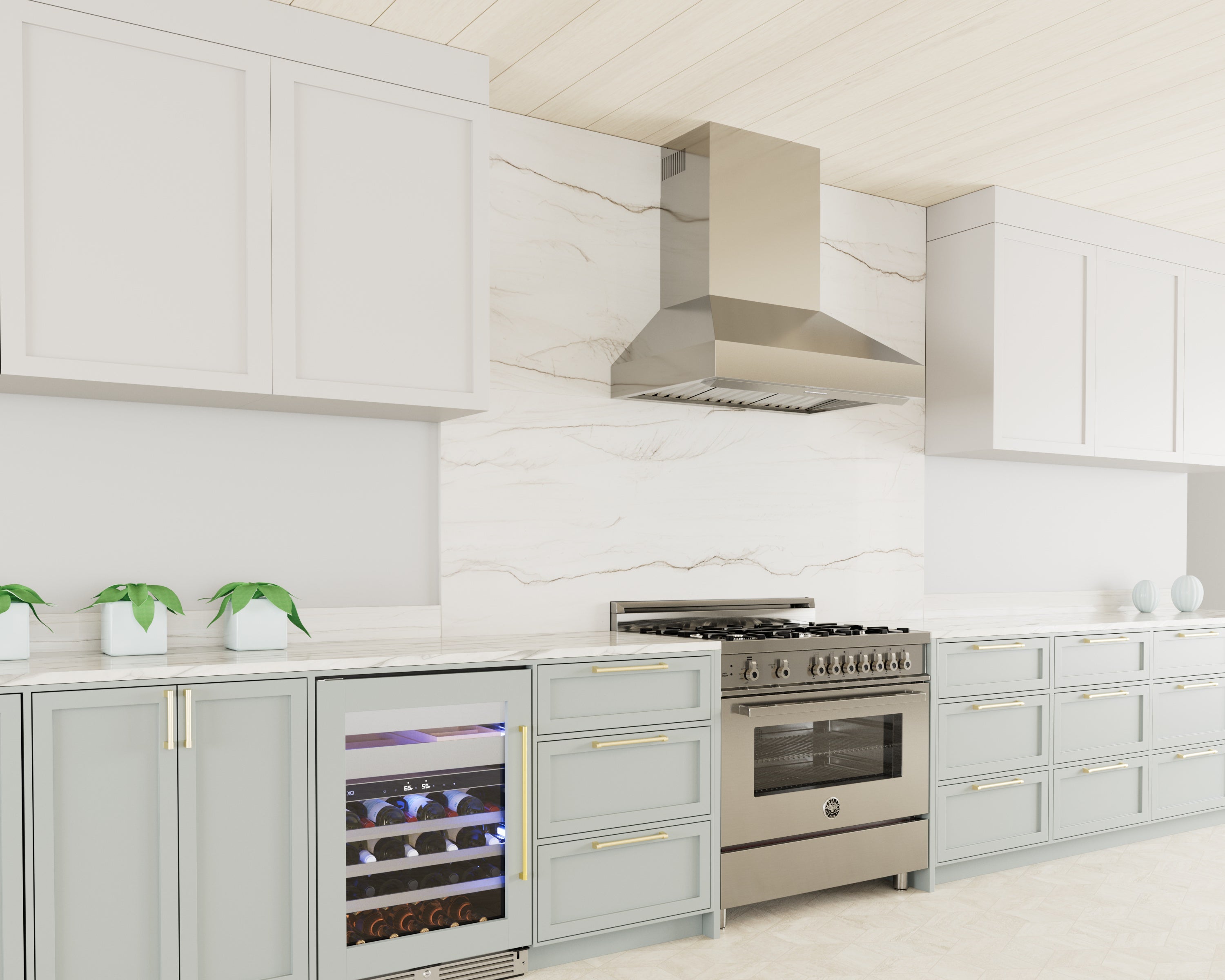 XO XOVV248SC Wall Chimney Hood - Thumbnail 4