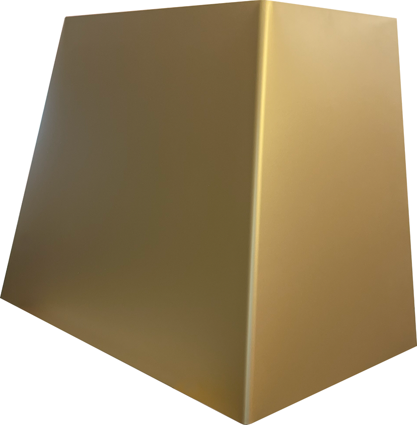 XO Ventilation XOVD148SG 48 Inch Designer Hood Insert Liner: Satin Gold