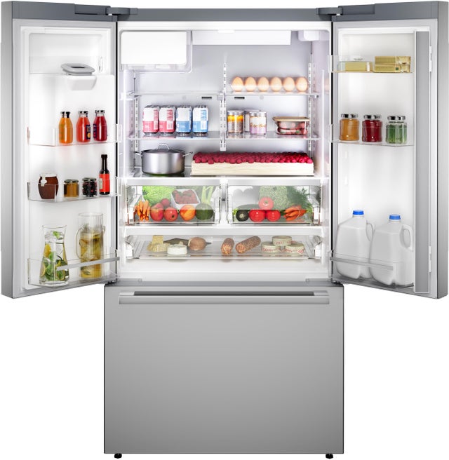 Bosch B36FD52SNS 36 Inch French Door Refrigerator: Stainless Steel