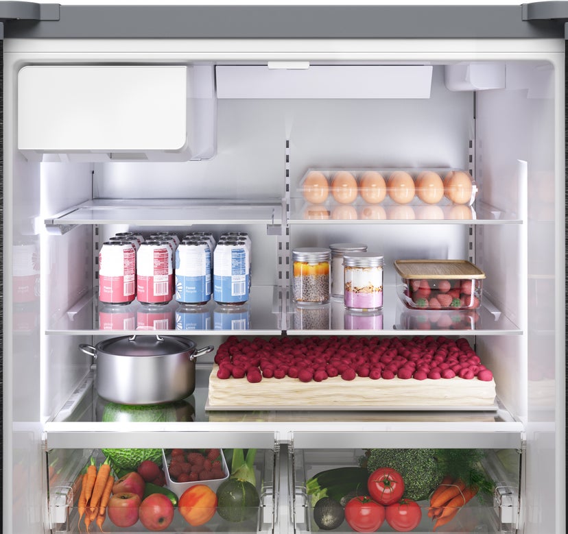 Bosch B36FD52SNS 36 Inch French Door Refrigerator: Stainless Steel