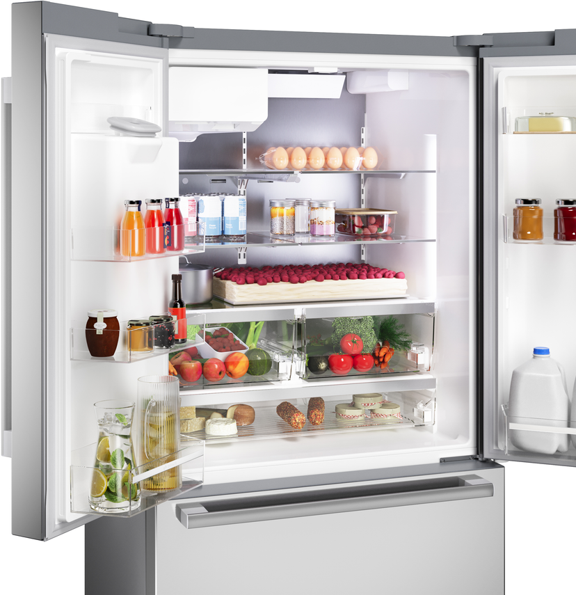 Bosch B36FD52SNS 36 Inch French Door Refrigerator: Stainless Steel