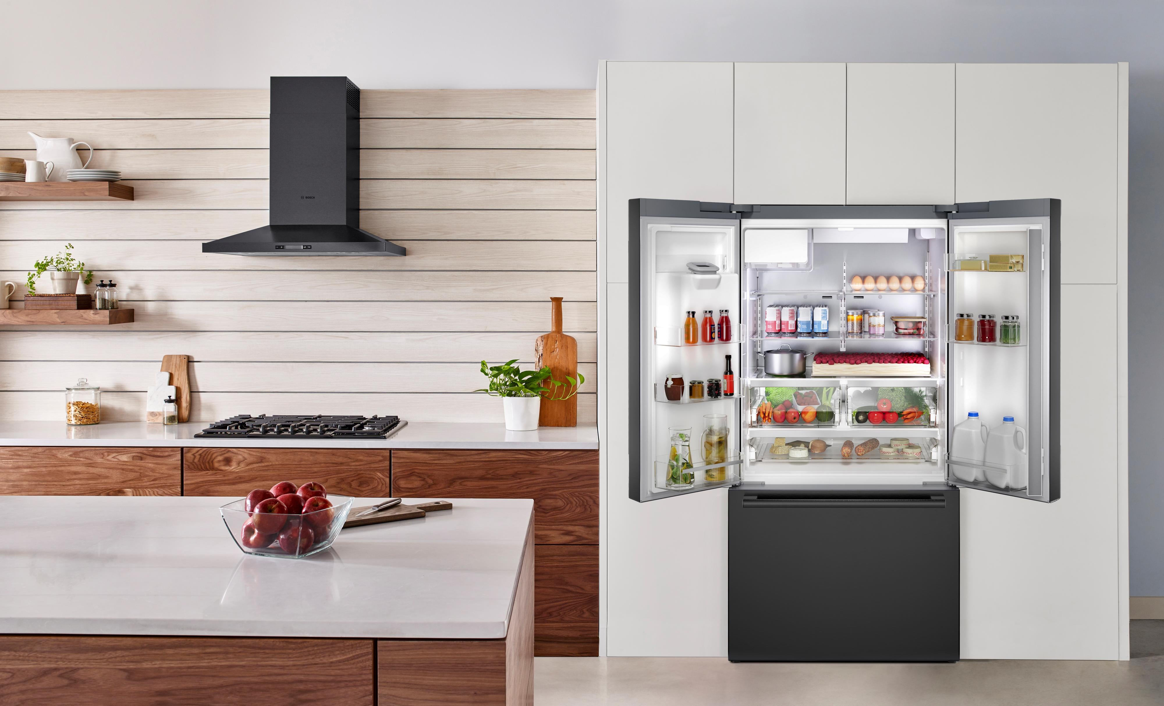 Bosch B36FD52SNB 36 Inch Freestanding French Door Smart