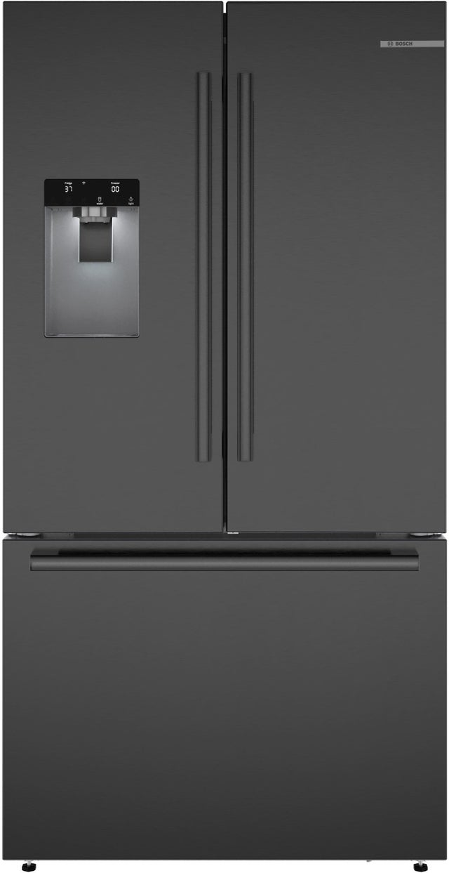 Bosch B36FD52SNB 36 Inch French Door Refrigerator: Black Stainless ...