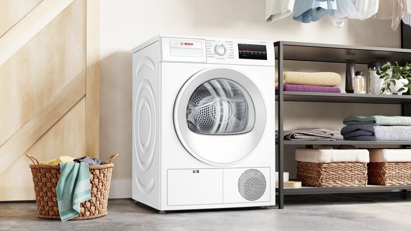 Bosch WPA12100UC 300 Series Condensation Dryer: White