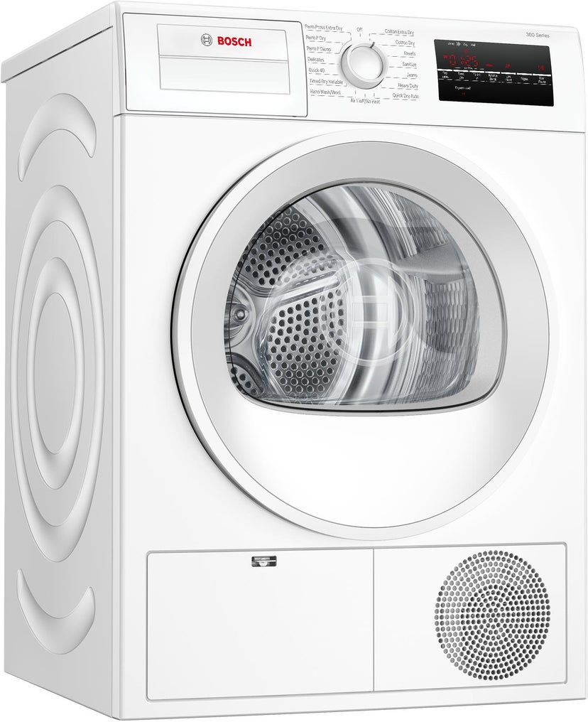 Bosch WPA12100UC 300 Series Condensation Dryer: White