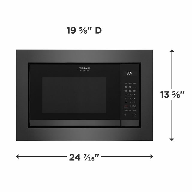 Frigidaire GMBS3068AD Built-In Microwave Oven w/ Side Swing Door: Black ...