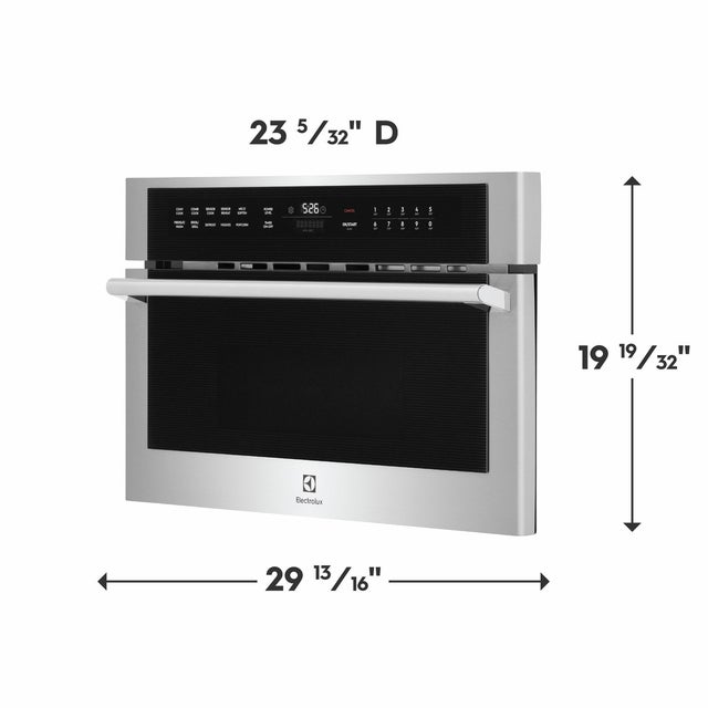 Electrolux Kitchen EMBD3010AS 30 Inch Built-In Microwave Oven with 1.6 cu. ft. C...