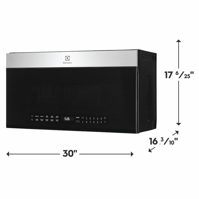 Electrolux Kitchen EMOW1911AS 30 Inch Over-the-Range Convection Microwave: Black...