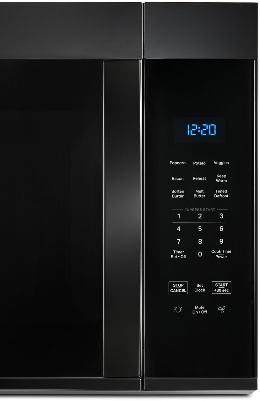 Whirlpool WMMS3130RB 1.7 Cu. Ft. Microwave Hood Combo, Fingerprint Resi...