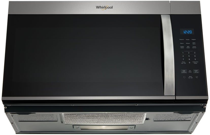 Whirlpool WMMS3130RZ 1.7 Cu. Ft. Microwave Hood Combo, Fingerprint Resi...