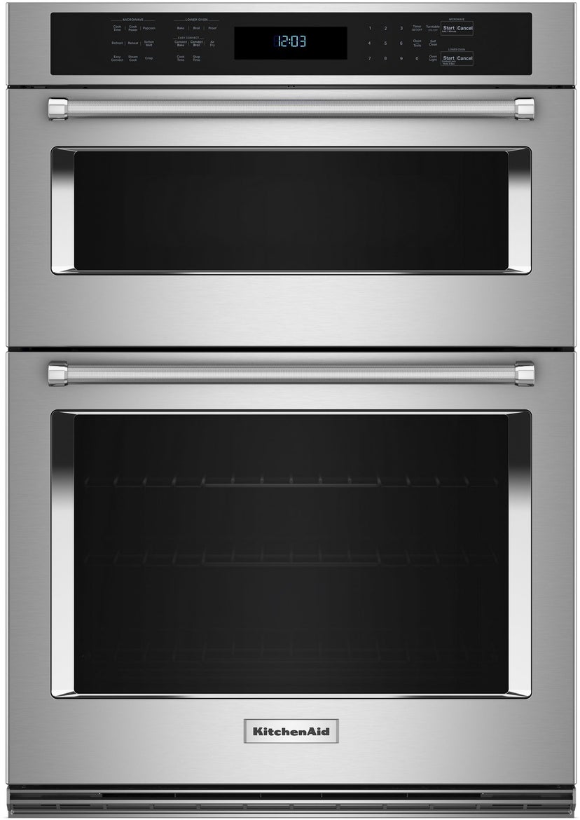 KitchenAid KOEC530PPS 30 Inch Built-In Combination Microwave Wall Oven w...