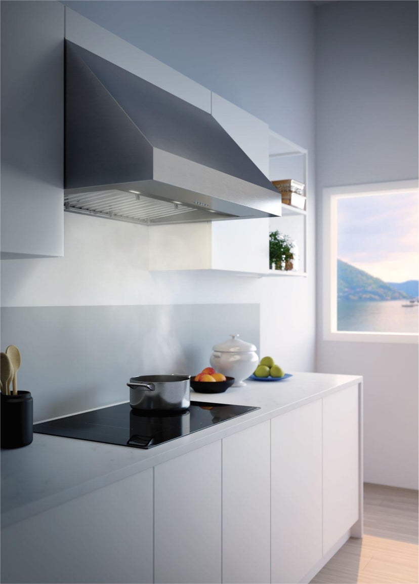 Faber BREV48SS1200 Under Cabinet Range Hood with 5-Speed, Digital LED...