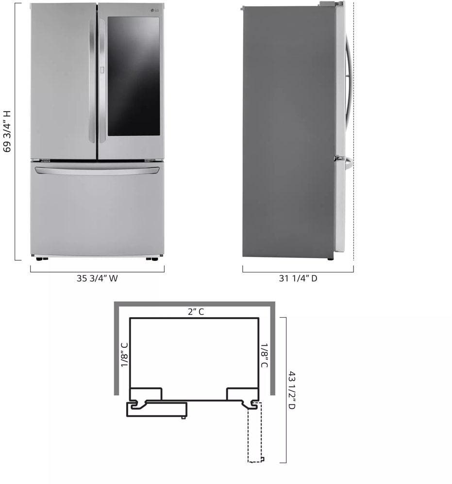 LG LFCC23596S PrintProof Stainless Steel