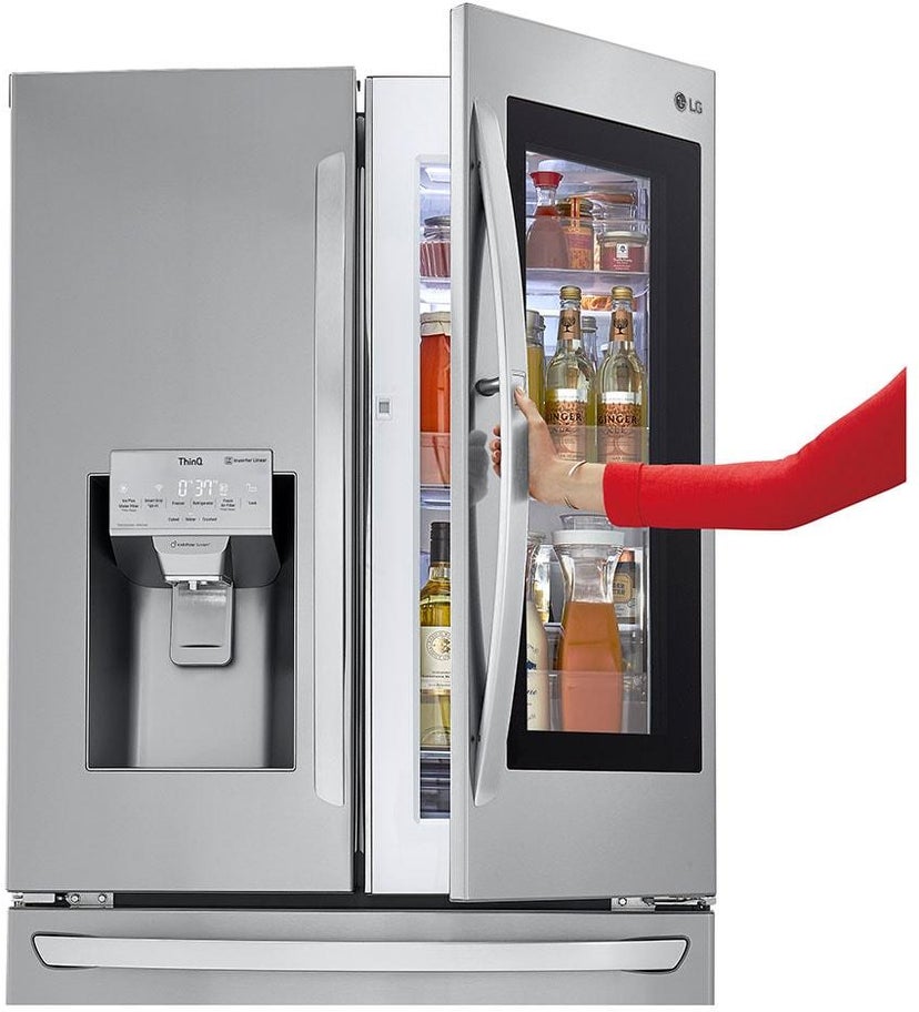 LG LFXS26596S 36 Inch, 26 Cu. Ft. French Door Refrigerator with ...