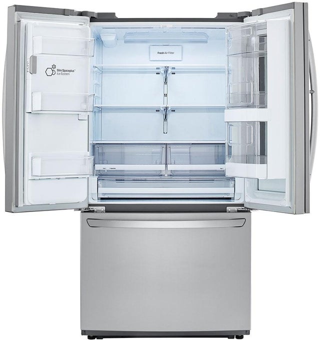 LG LFXS26596S 36 Inch, 26 Cu. Ft. French Door Refrigerator with ...