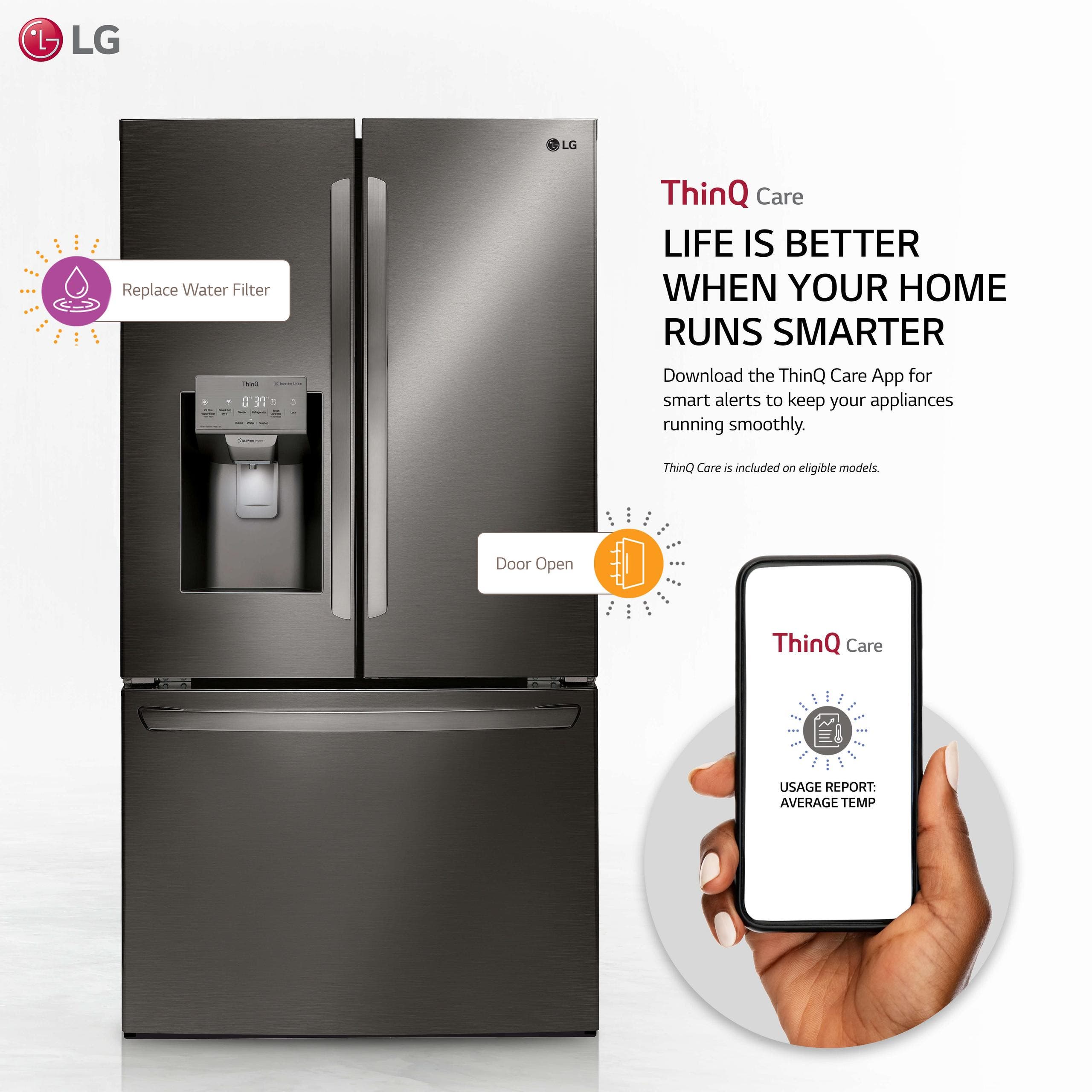 LG LFXS28968D Black Stainless Steel