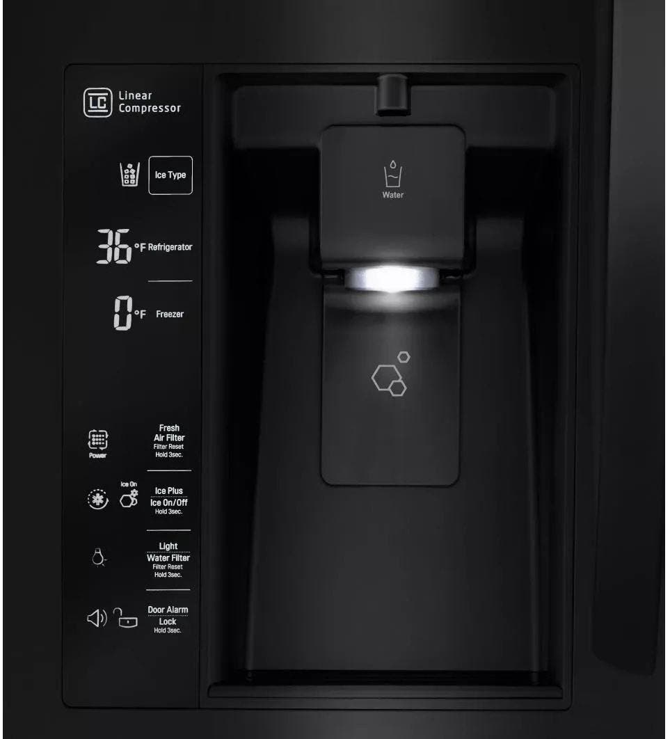 LG LFXS30726M Matte Black Stainless Steel