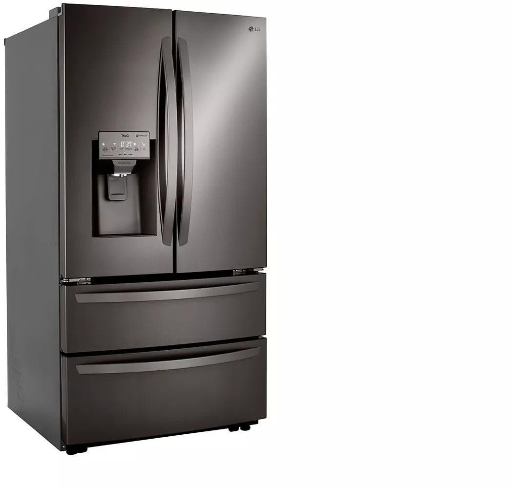 LG LMXC22626D Black Stainless Steel, Print Proof