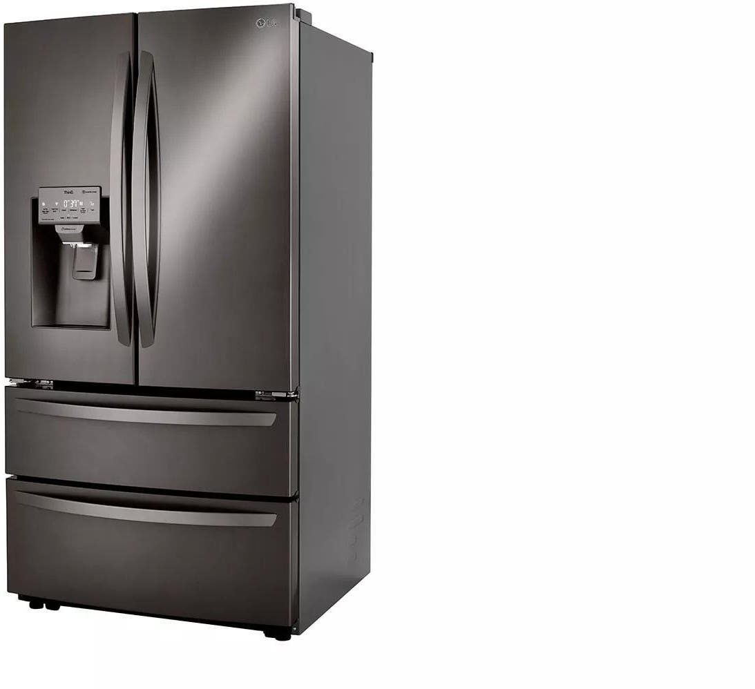 LG LMXC22626D Black Stainless Steel, Print Proof