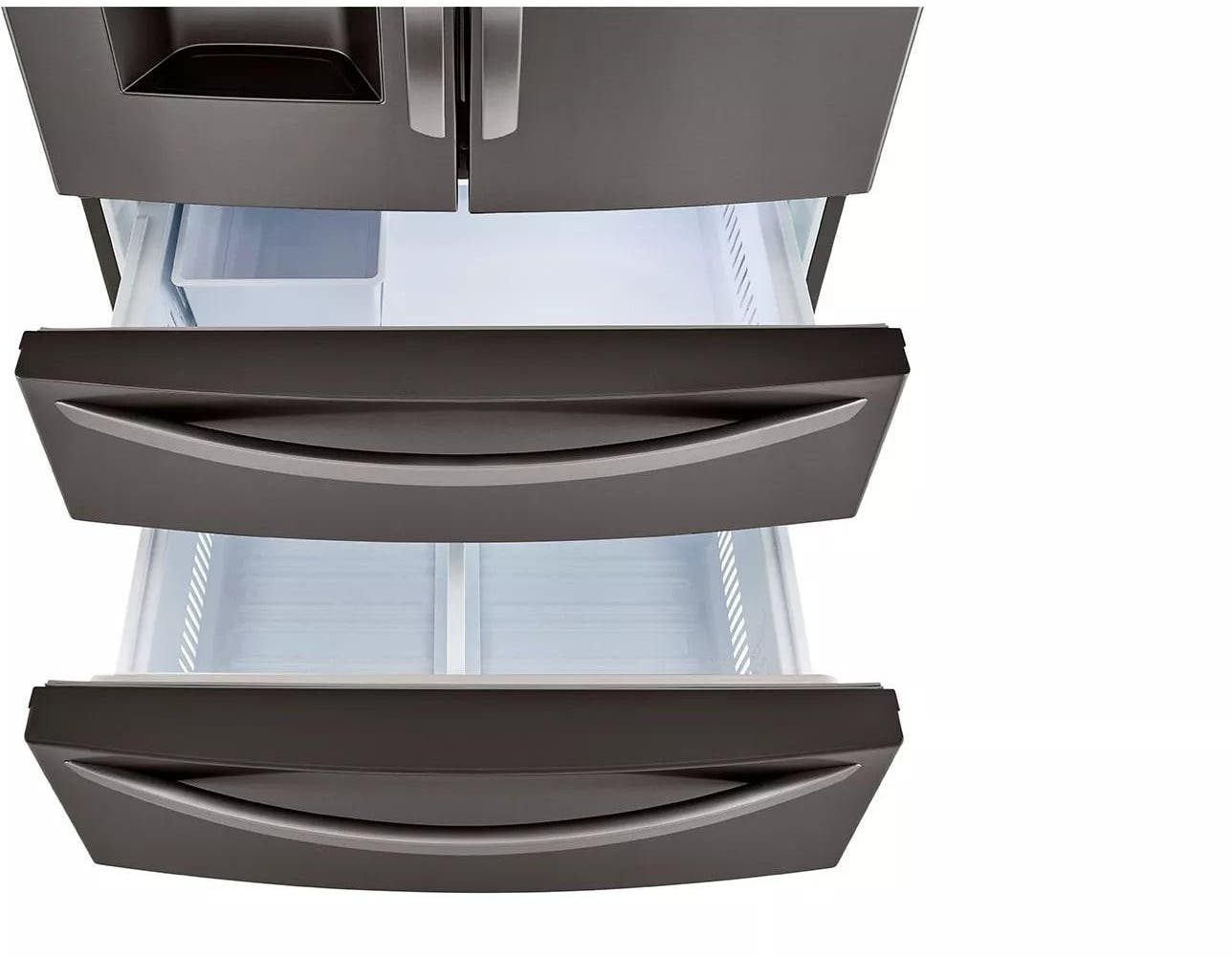 LG LMXC22626D Black Stainless Steel, Print Proof