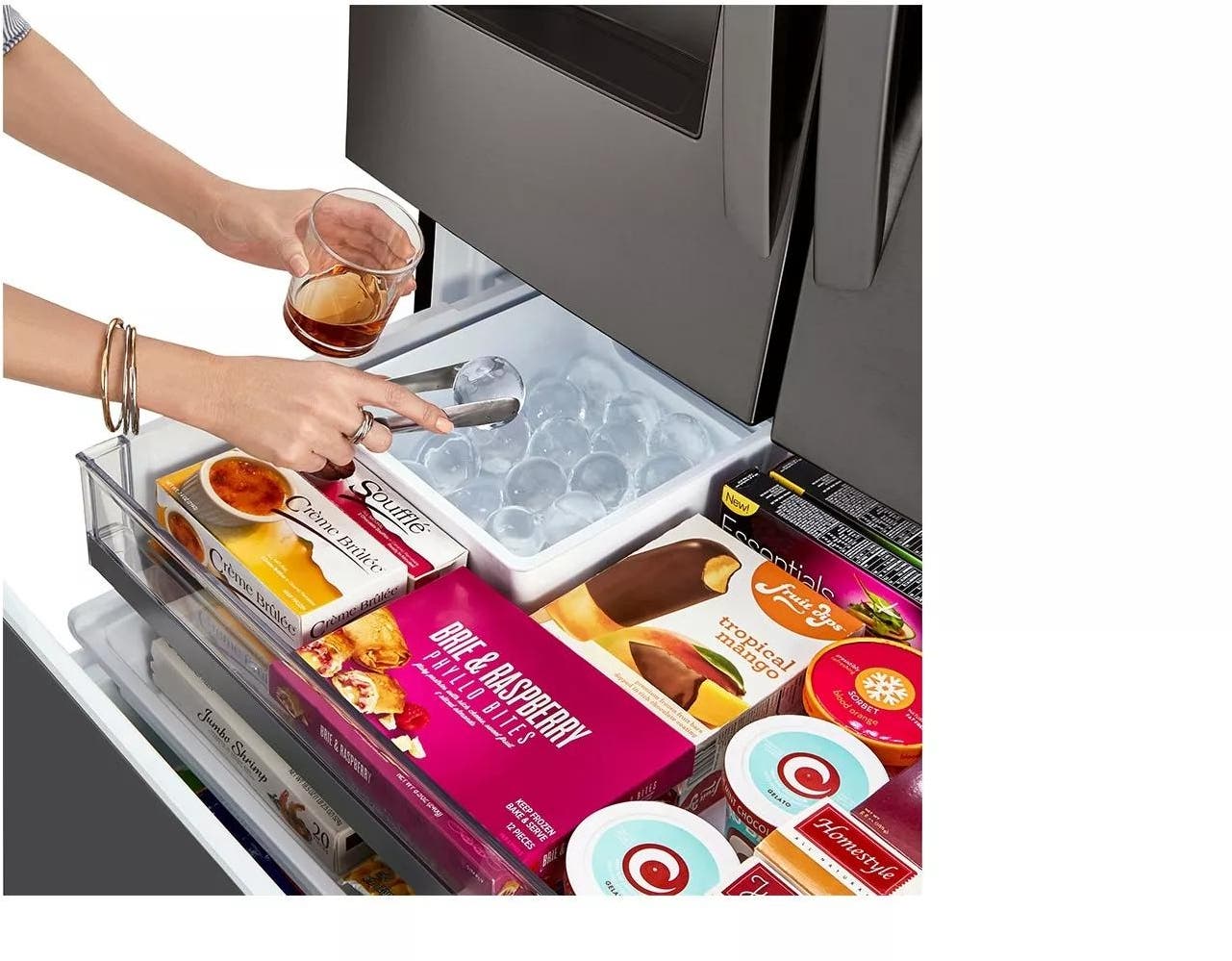 LG LRFDC2406D Black Stainless Steel