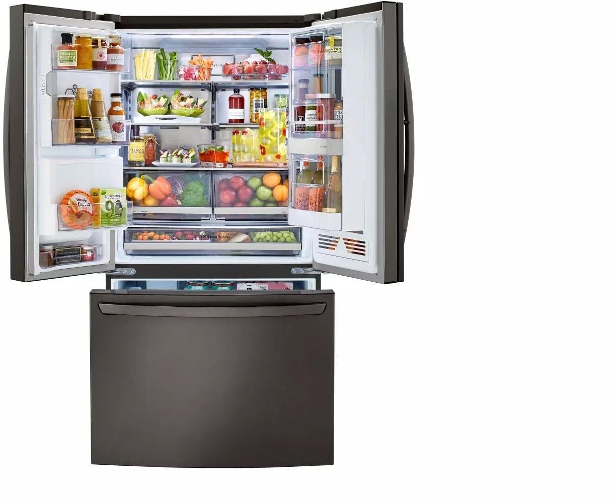 LG LRFVC2406D Black Stainless Steel