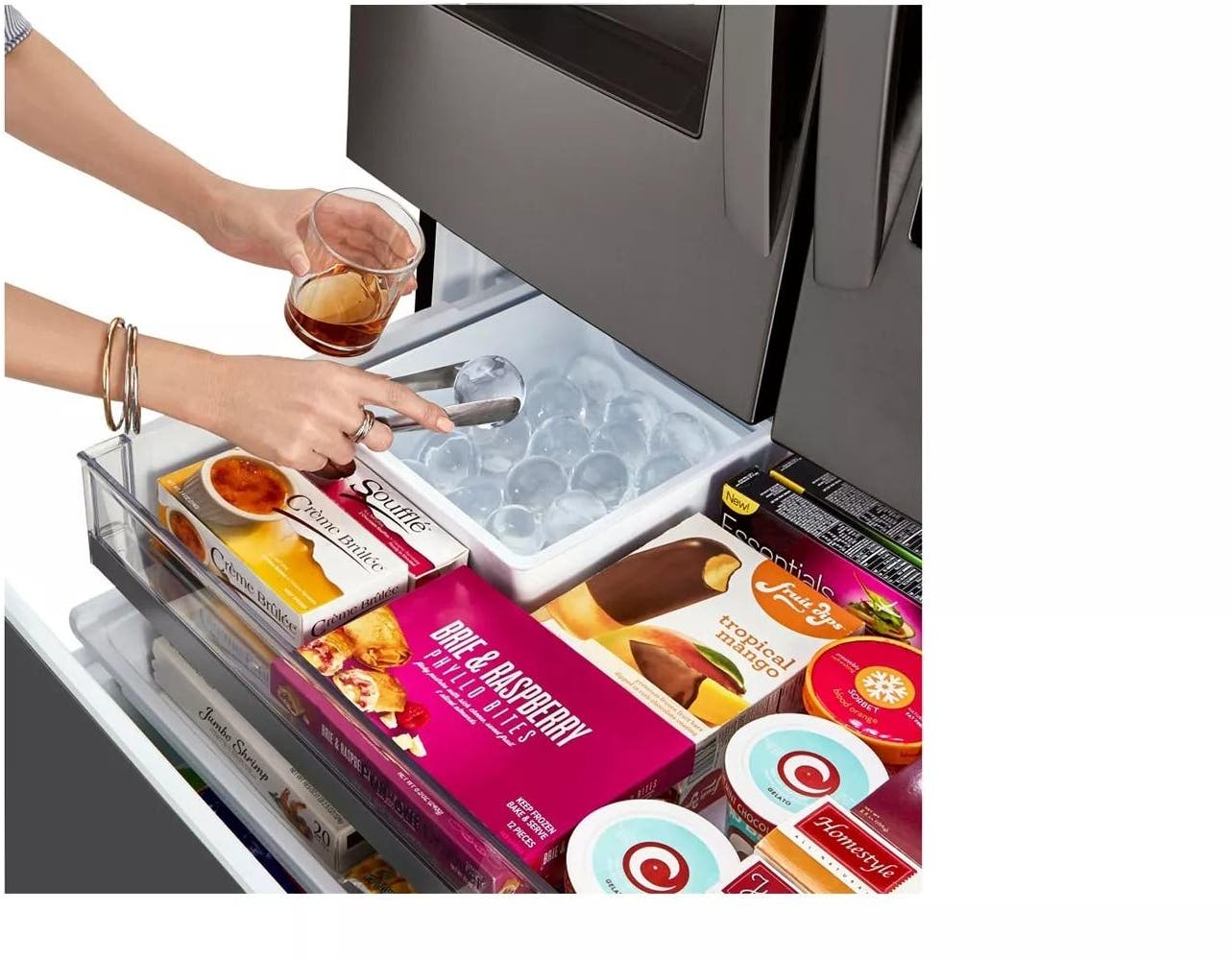 LG LRFVC2406D Black Stainless Steel