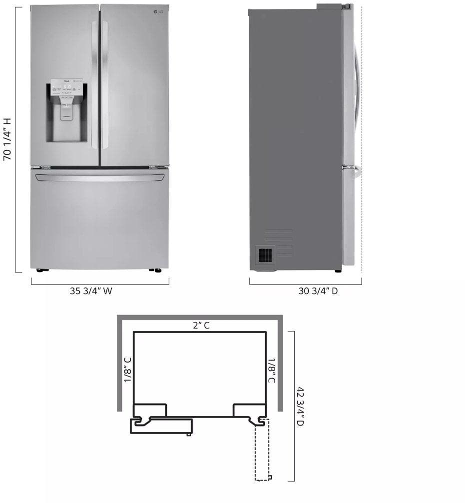 LG LRFXC2416S Stainless Steel