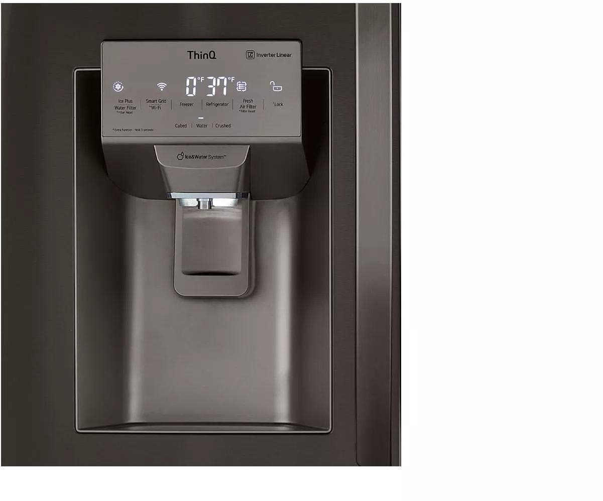 LG LRMVS2806D Black Stainless Steel, Print Proof