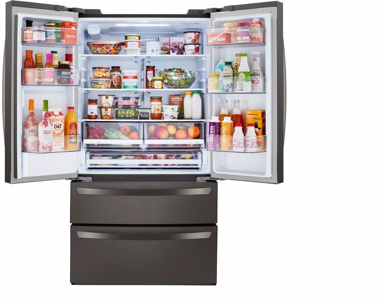 LG LRMWS2906D Black Stainless Steel 