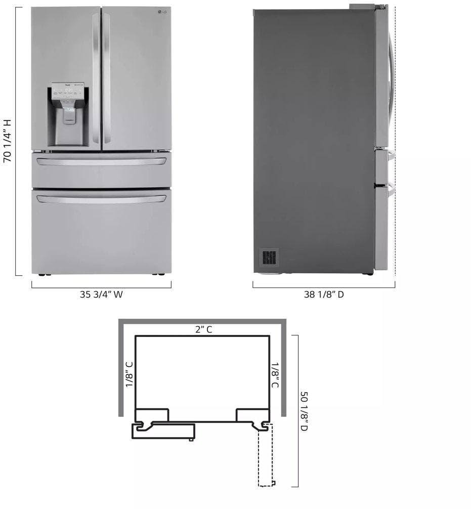 LG LRMXS3006S PrintProof Stainless Steel