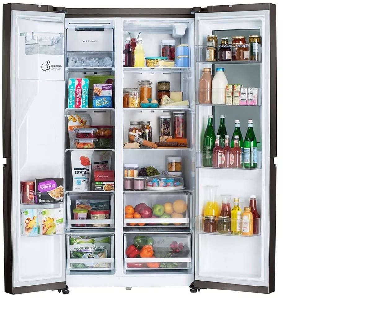 LG LRSOC2306D Printproof Black Stainless Steel