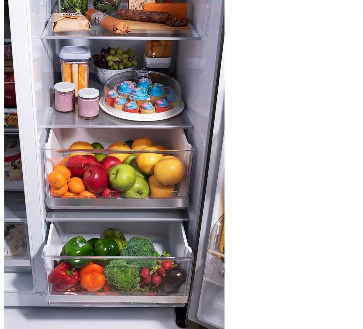 LG LRSOC2306D Printproof Black Stainless Steel