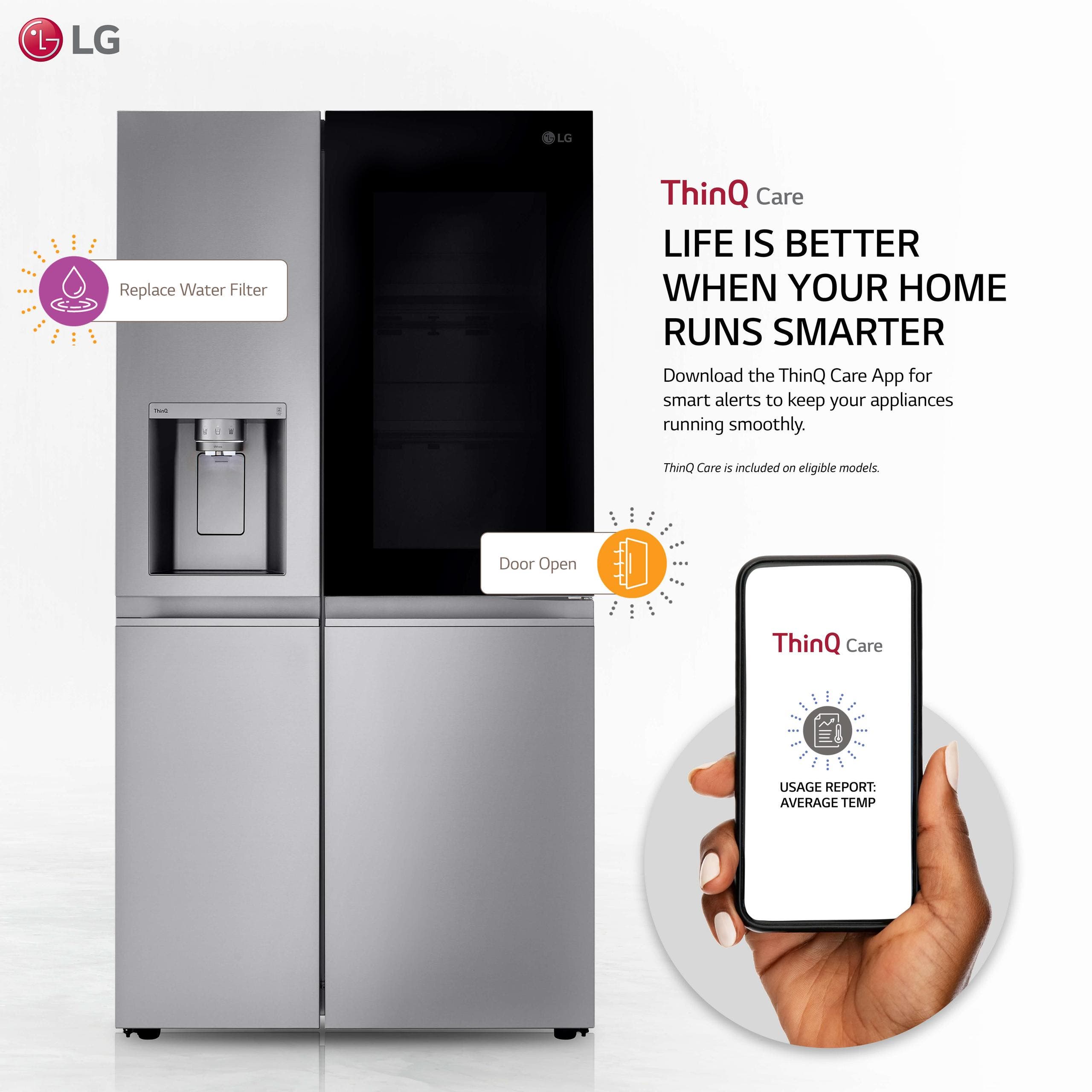 LG LRSOC2306S Printproof Stainless Steel