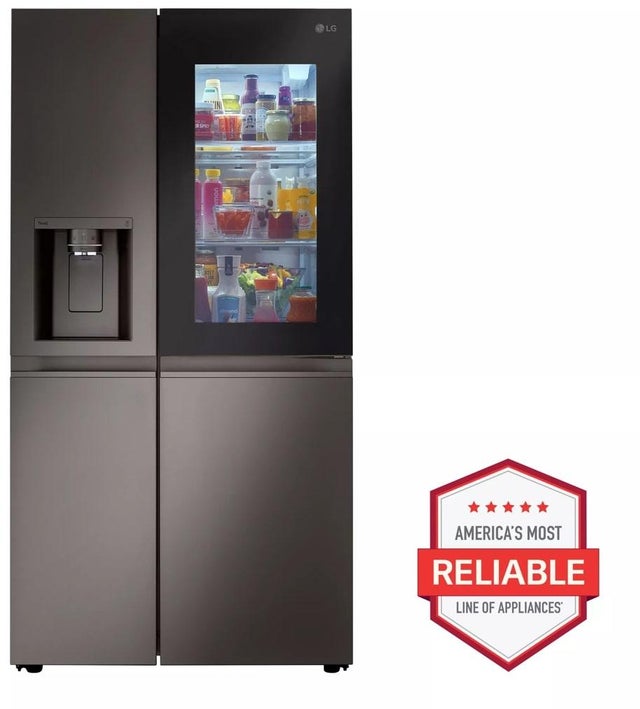 LG LRSOS2706D 36 Inch Freestanding Side by Side Smart Refrigerat...