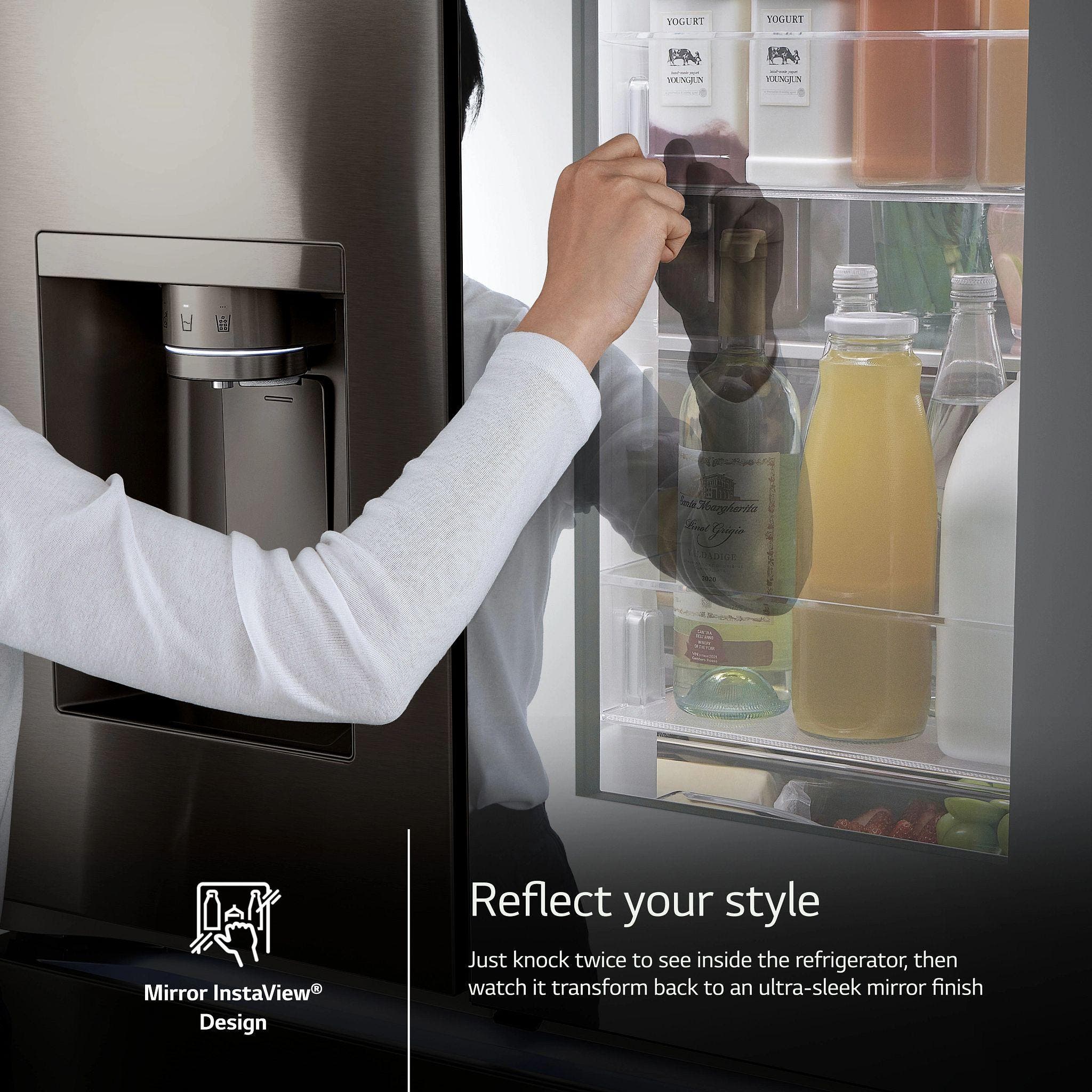 LG LRYKS3106D Black Stainless Steel