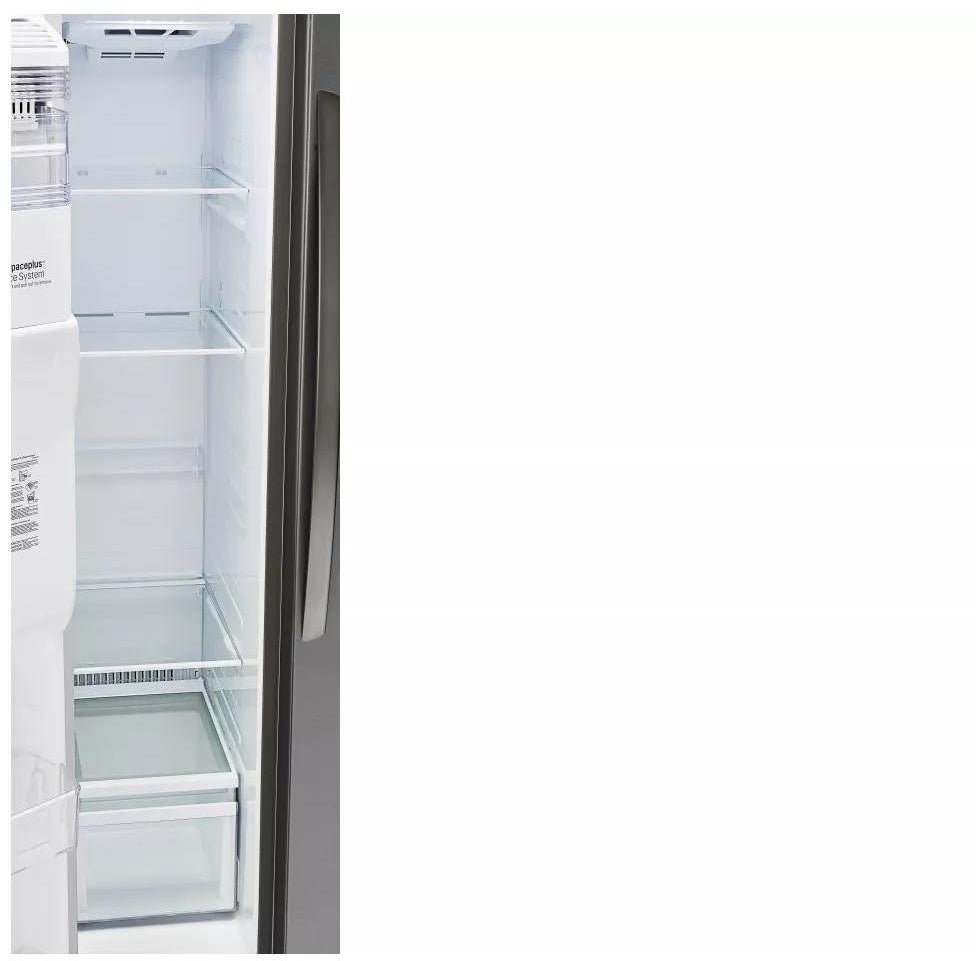LG LSXS26336V 36 Inch Side-By-Side Refrigerator | Plesser's Appliances