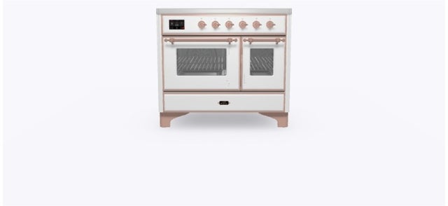 Ilve UMDI10NS3RAP 40" Freestanding Electric Induction Range w/ 6 Ele...