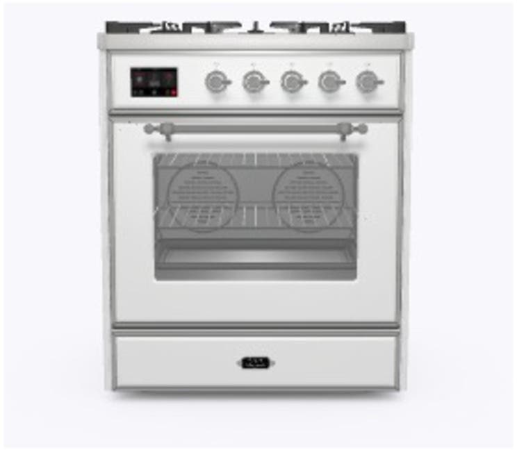 Ilve UM30DNE3RAC Ral Custom Color With Chrome Knobs