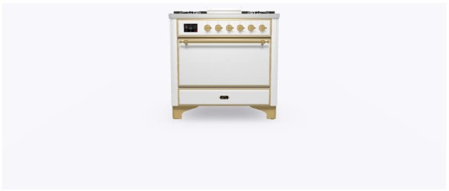Ilve UM09FDQNS3RAG Ral Custom Color With Brass Knobs
