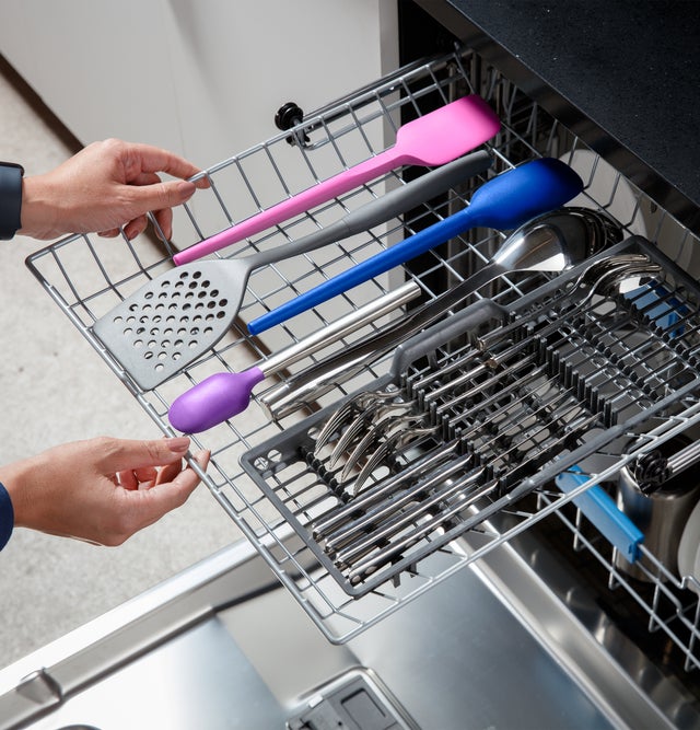 GE PDT705SYWFS Stainless Steel Tub Dishwasher, Top Control, Micro...