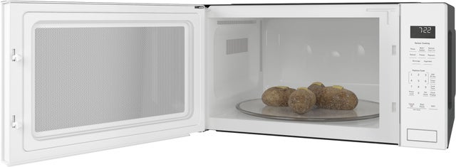 GE PCWK22U1WWW Countertop Microwave Oven, 2.2 Cu. Ft.,Sensor, Sma...