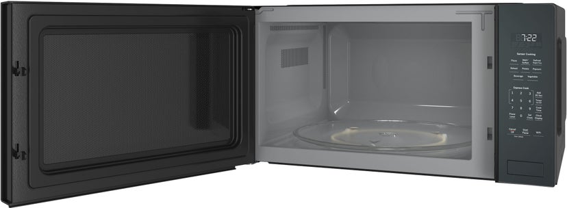 GE PCWK22U1WBB 25 Inch 2.2 cu. ft. Built-In Microwave Oven with 1...