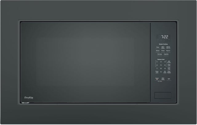 GE PCWK22U1WBB 25 Inch 2.2 cu. ft. Built-In Microwave Oven with 1...