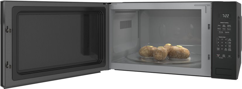 GE PCWK22U1WDD 25 Inch 2.2 cu. ft. Built-In Microwave Oven with 1...