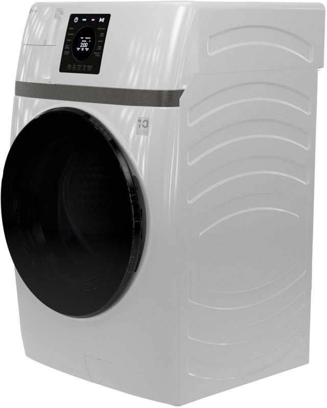 GE PFQ83HSLWWW GE Profile 4.6 Cu. Ft. Frontload All-In-One Washer...